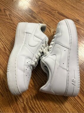 [315122-111] -Men- Nike Air Force 1 Low '07 White Size 9